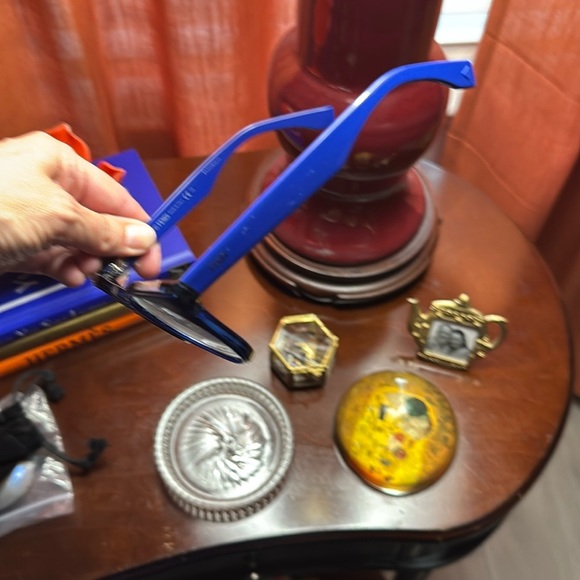 Fendi Navy Blue Eyewear, clea - Picture 6 of 6